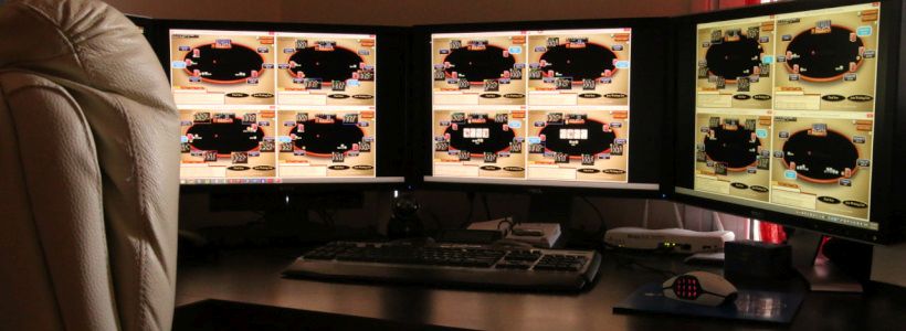 Configuração Ideal de Setup para Grind Profissional de Poker (8+ Telas)