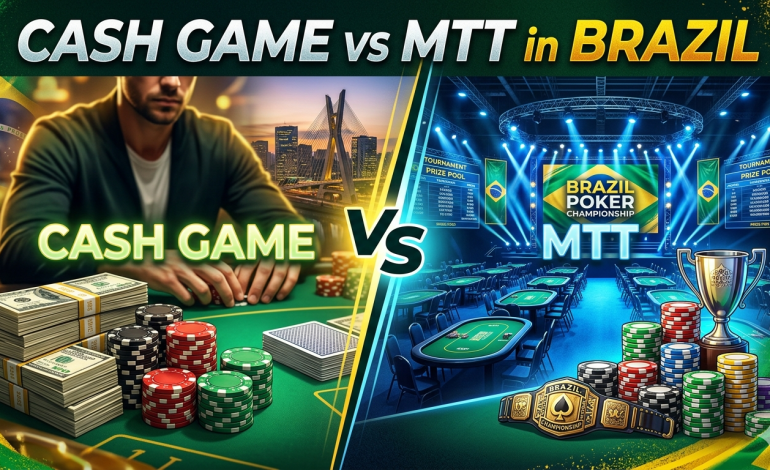 🎲 Cash Game vs MTT: Entendendo as Diferenças Estruturais