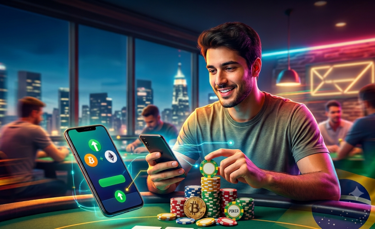Poker com Criptomoedas no Brasil: Melhores Sites Crypto Poker em 2026